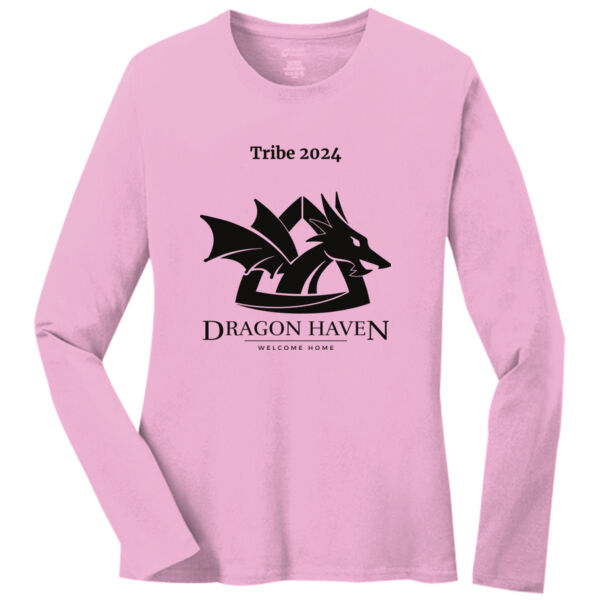 Tribe 2024 Printed - Ladies Long Sleeve Core Cotton Tee Thumbnail