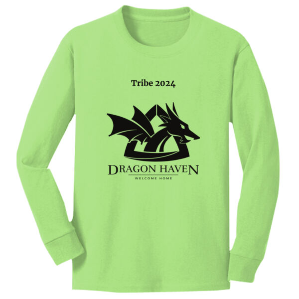 Tribe 2024 Printed - Youth Long Sleeve Core Cotton Tee Thumbnail