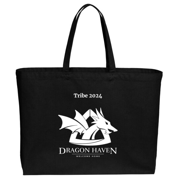 Tribe 2024 Printed - Cotton Canvas Jumbo Tote Thumbnail
