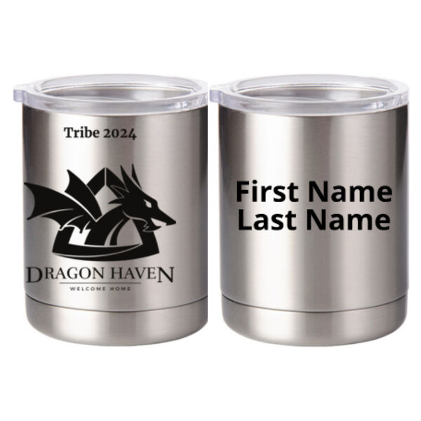 Tribe 2024 Printed - 10 oz. Silver Stainless Steel Short Tumbler Thumbnail