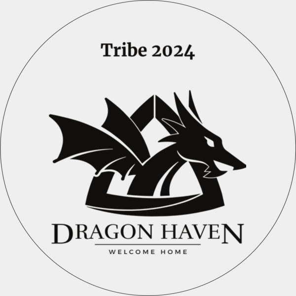 Tribe 2024 Printed - 5.75 in. Circle Car Magnet  Thumbnail