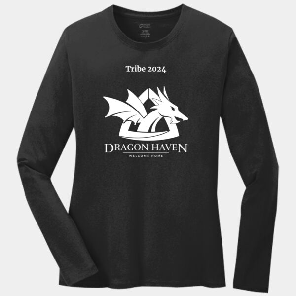 Tribe 2024 Printed - Ladies Long Sleeve Core Cotton Tee Thumbnail