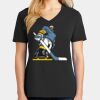Ladies Core Cotton V-Neck Tee Thumbnail