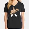 Ladies Core Cotton V-Neck Tee Thumbnail