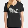 Ladies Core Cotton V-Neck Tee Thumbnail