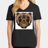 Ladies Core Cotton V-Neck Tee Thumbnail