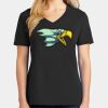 Ladies Core Cotton V-Neck Tee Thumbnail