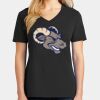 Ladies Core Cotton V-Neck Tee Thumbnail