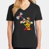 Ladies Core Cotton V-Neck Tee Thumbnail