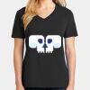 Ladies Core Cotton V-Neck Tee Thumbnail