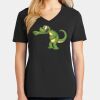 Ladies Core Cotton V-Neck Tee Thumbnail
