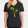 Ladies Core Cotton V-Neck Tee Thumbnail