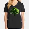 Ladies Core Cotton V-Neck Tee Thumbnail