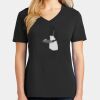 Ladies Core Cotton V-Neck Tee Thumbnail