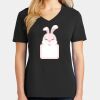 Ladies Core Cotton V-Neck Tee Thumbnail