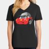 Ladies Core Cotton V-Neck Tee Thumbnail