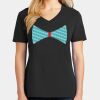 Ladies Core Cotton V-Neck Tee Thumbnail
