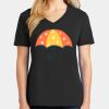 Ladies Core Cotton V-Neck Tee Thumbnail