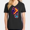 Ladies Core Cotton V-Neck Tee Thumbnail