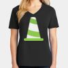 Ladies Core Cotton V-Neck Tee Thumbnail