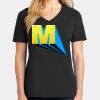 Ladies Core Cotton V-Neck Tee Thumbnail