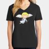 Ladies Core Cotton V-Neck Tee Thumbnail