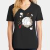 Ladies Core Cotton V-Neck Tee Thumbnail