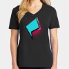 Ladies Core Cotton V-Neck Tee Thumbnail