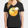 Ladies Core Cotton V-Neck Tee Thumbnail