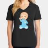 Ladies Core Cotton V-Neck Tee Thumbnail