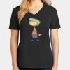 Ladies Core Cotton V-Neck Tee Thumbnail