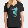 Ladies Core Cotton V-Neck Tee Thumbnail