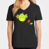 Ladies Core Cotton V-Neck Tee Thumbnail