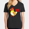 Ladies Core Cotton V-Neck Tee Thumbnail