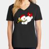 Ladies Core Cotton V-Neck Tee Thumbnail