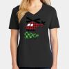 Ladies Core Cotton V-Neck Tee Thumbnail