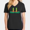 Ladies Core Cotton V-Neck Tee Thumbnail