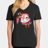 Ladies Core Cotton V-Neck Tee Thumbnail