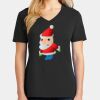 Ladies Core Cotton V-Neck Tee Thumbnail