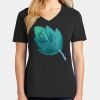 Ladies Core Cotton V-Neck Tee Thumbnail