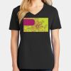 Ladies Core Cotton V-Neck Tee Thumbnail