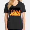 Ladies Core Cotton V-Neck Tee Thumbnail