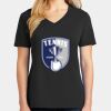Ladies Core Cotton V-Neck Tee Thumbnail