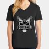 Ladies Core Cotton V-Neck Tee Thumbnail
