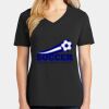 Ladies Core Cotton V-Neck Tee Thumbnail