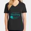 Ladies Core Cotton V-Neck Tee Thumbnail